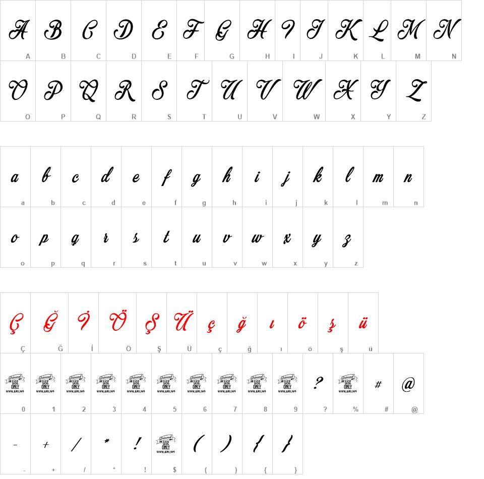 Mochary font