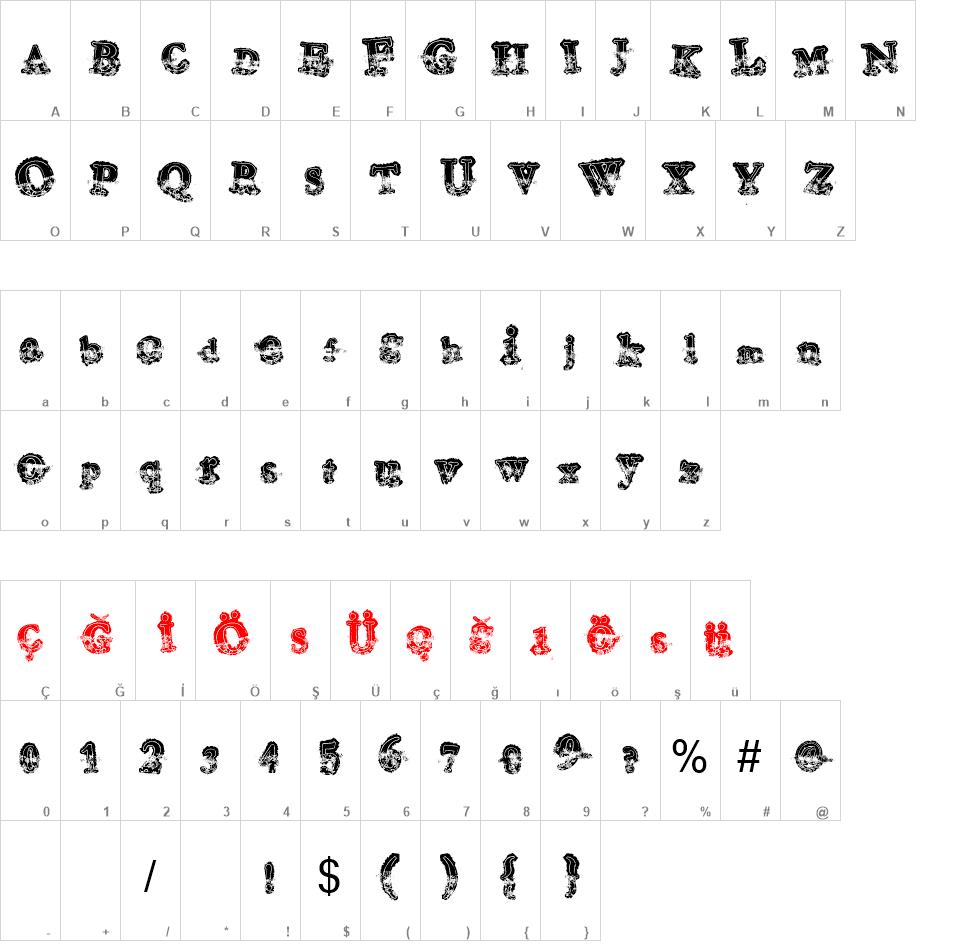 Mohawk font