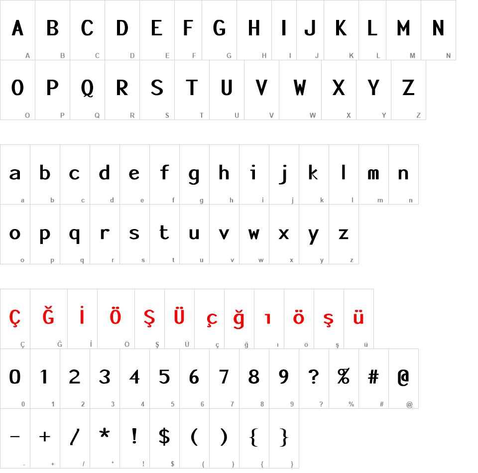 Monotony font