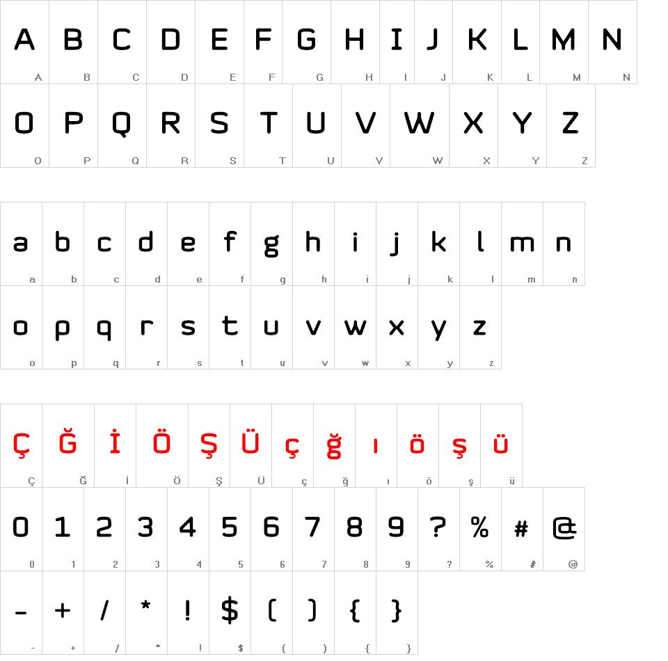  Mystag font