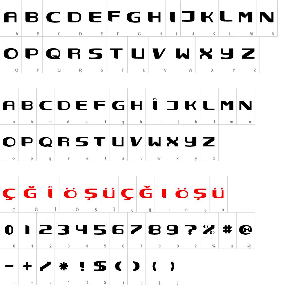 NEC font