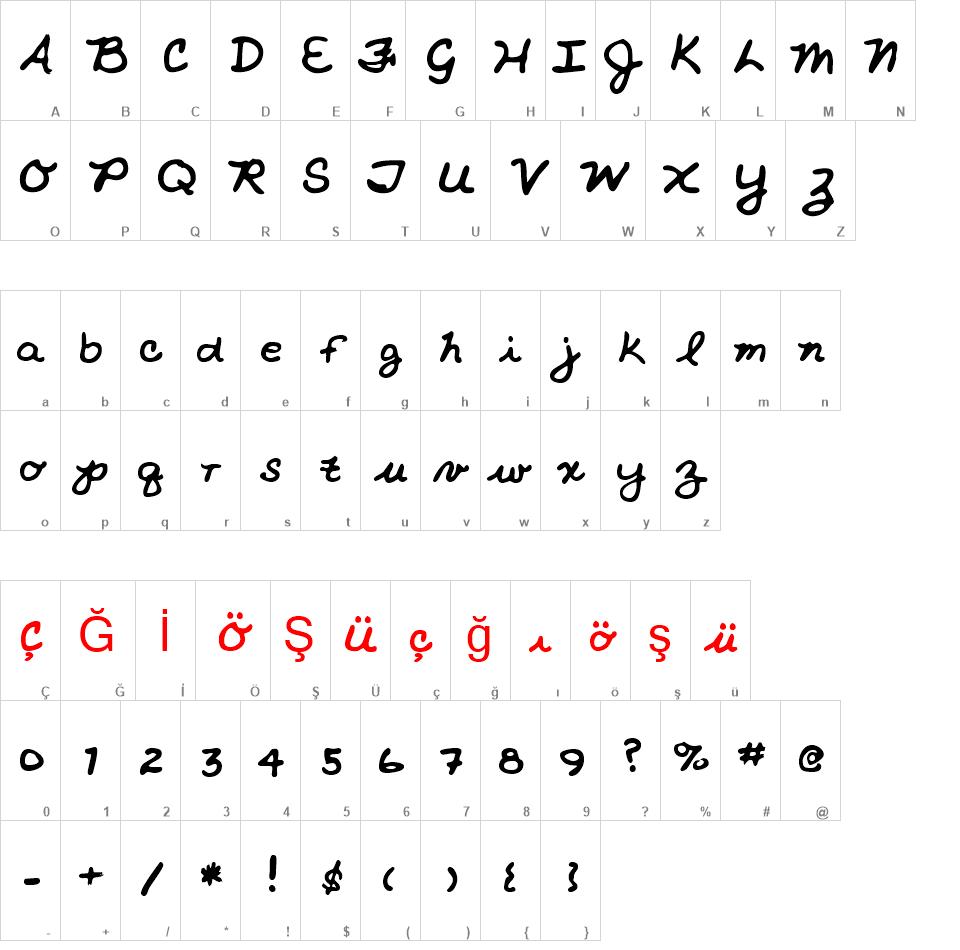 NicholesHand font