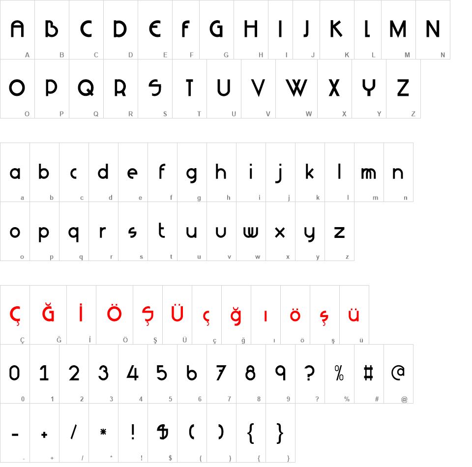 Neues Bauen font