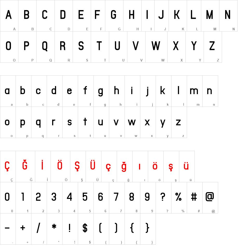 Office Square  font