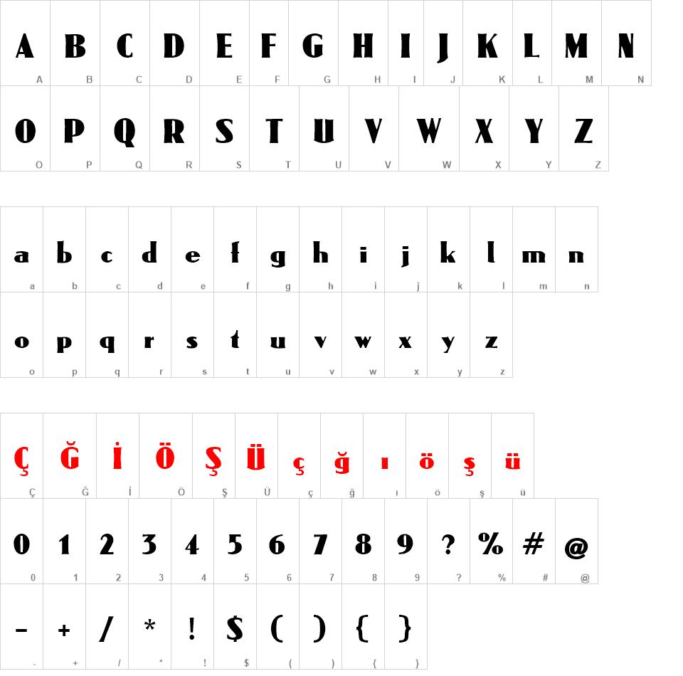 Omega CAT font