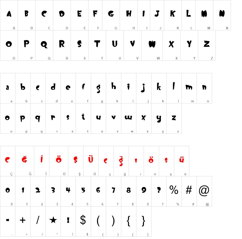 OogieBoogie font