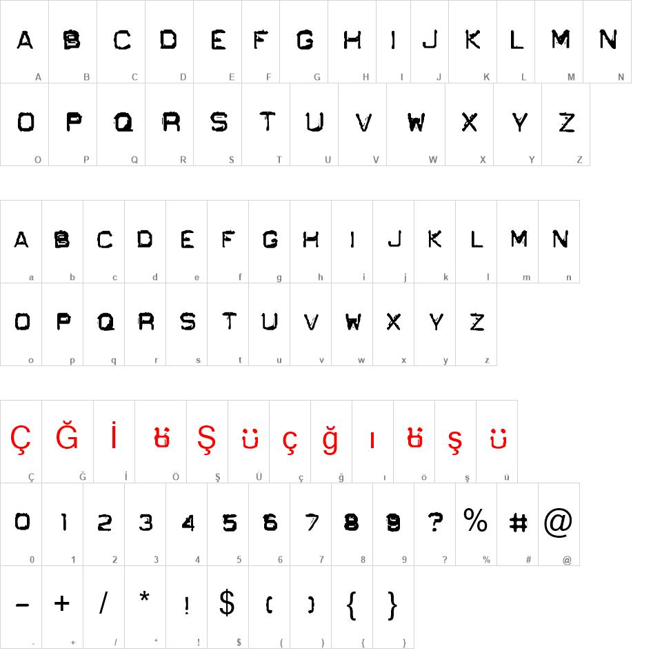 GF Ordner font