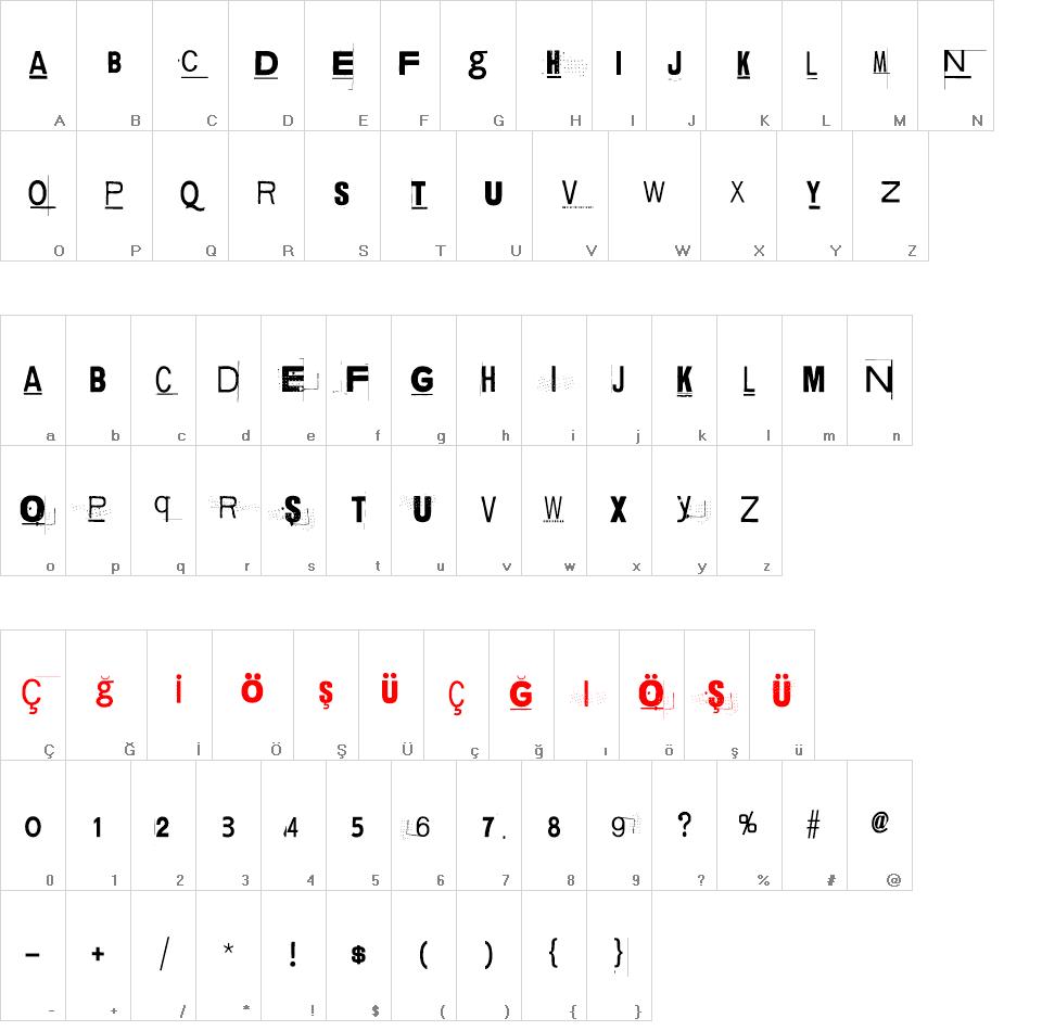 Overconsumption font