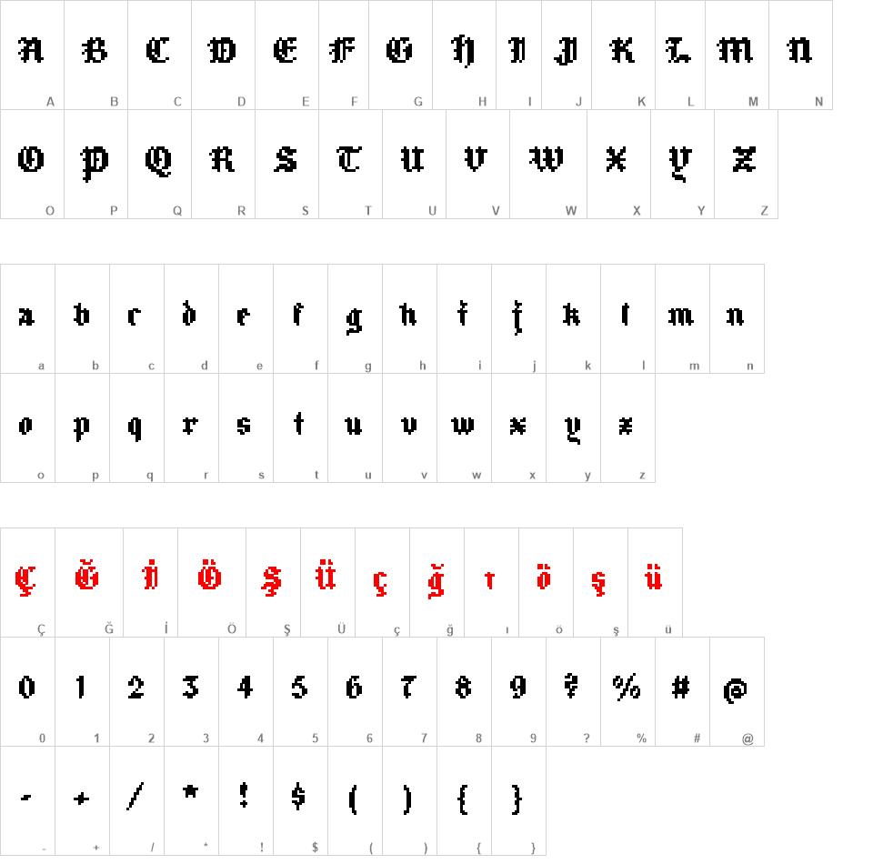 OwreKynge font