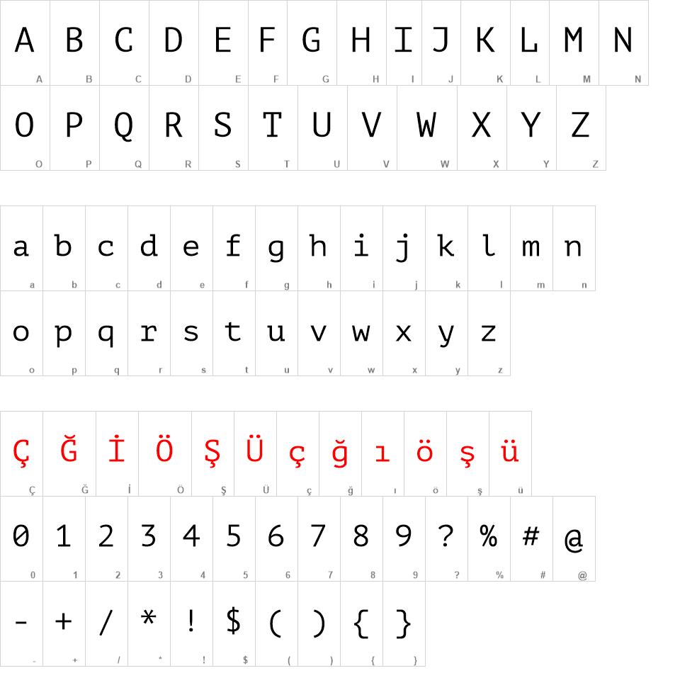 PT Mono Font Family font