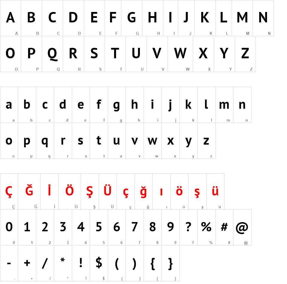 PT Sans Bold font