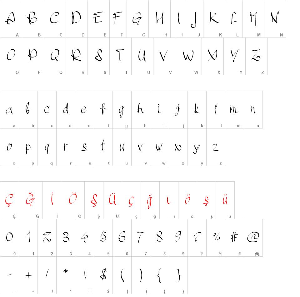 PW Handscript Font font