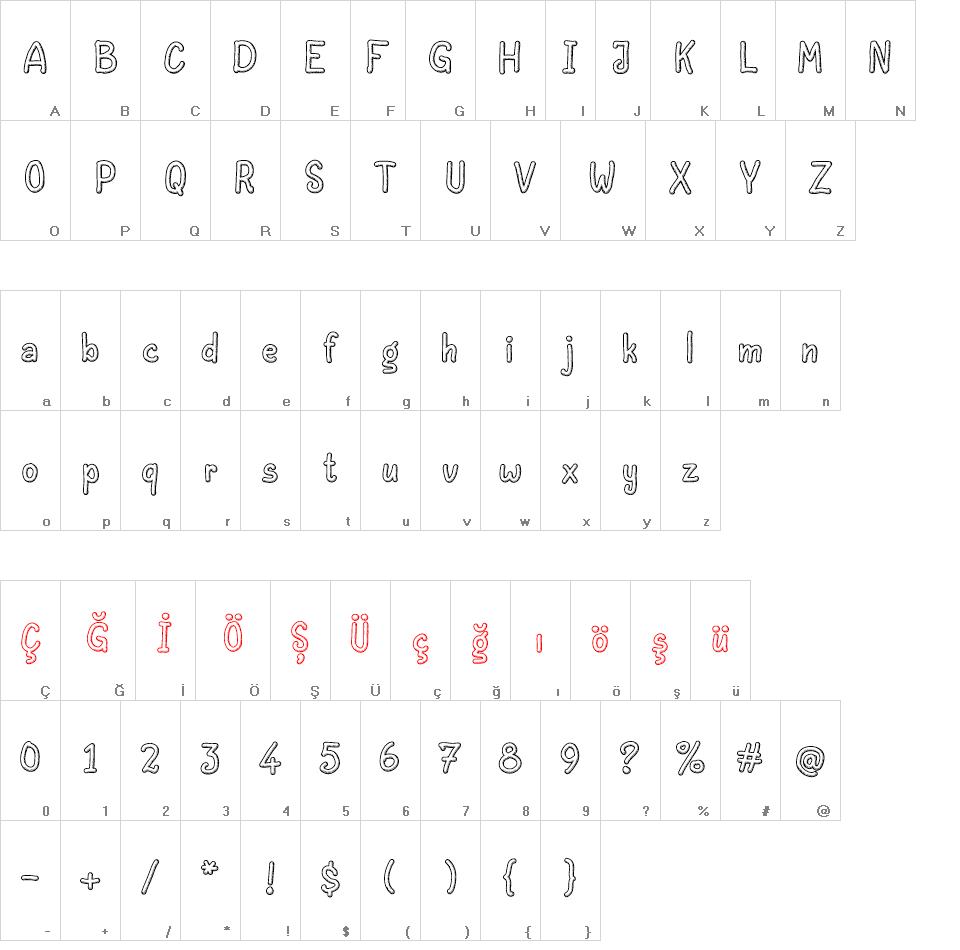 Peanut font