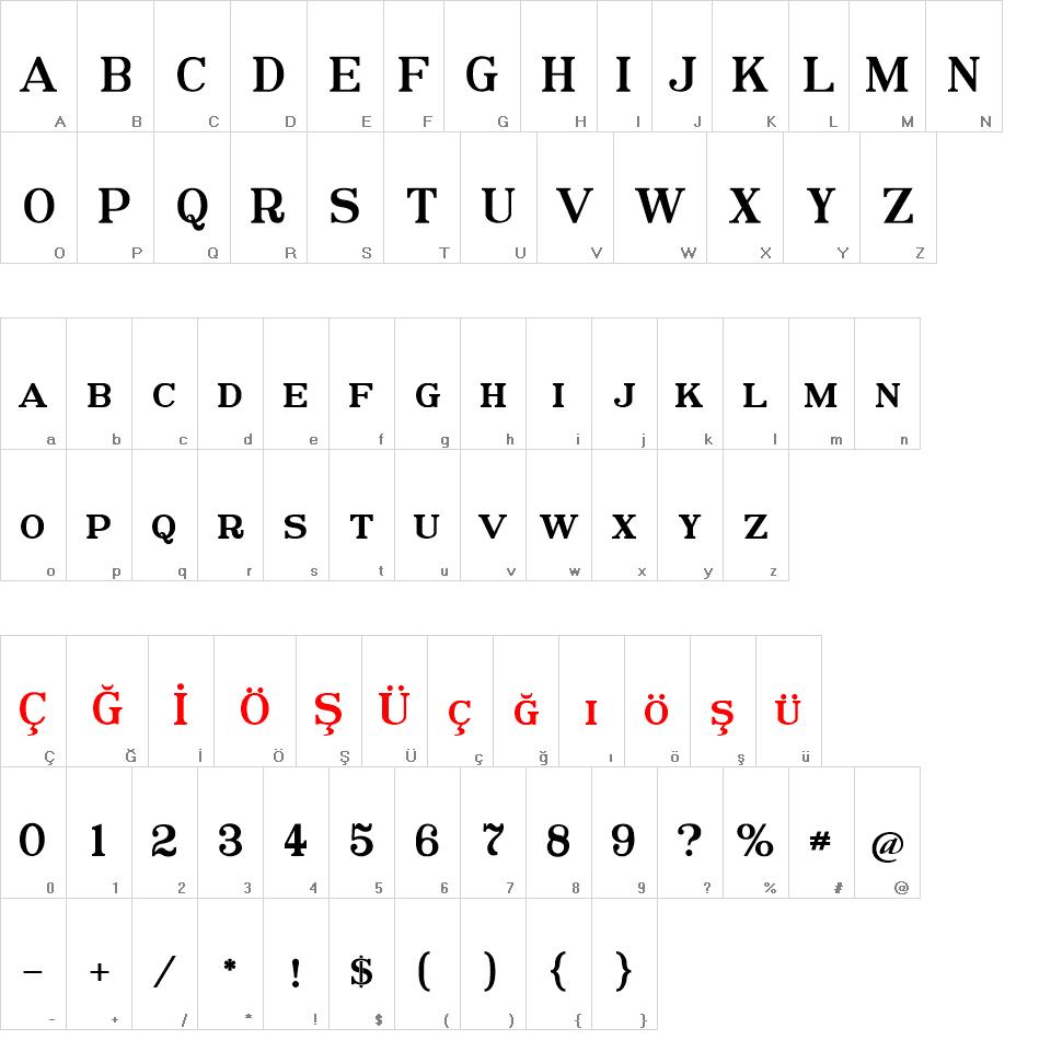 Postamt font