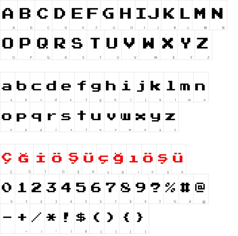 Press Start 2P font