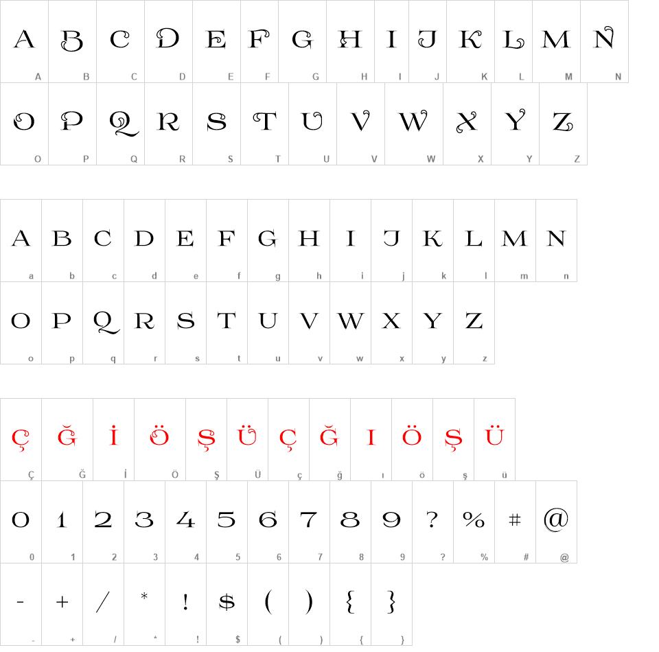 Prida 61 font