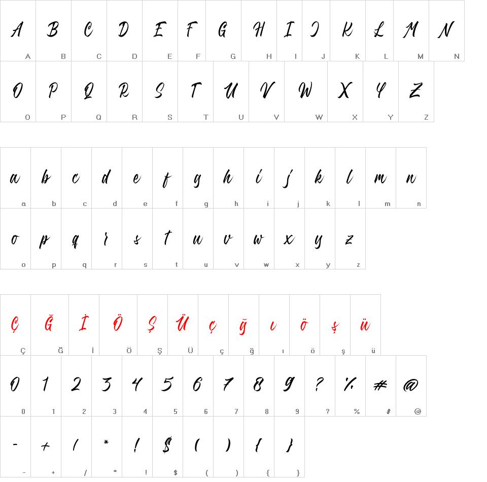 Qimaila Script font