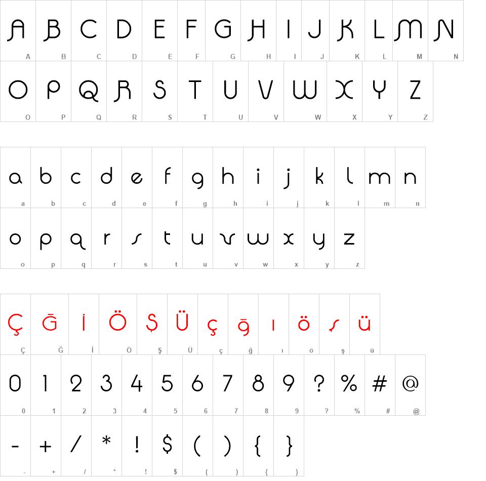 Quadranta-Regular font