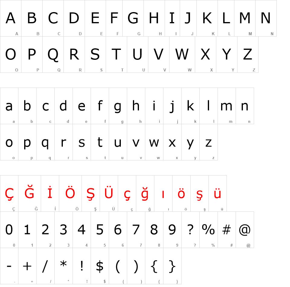 MS Reference Sans Serif font