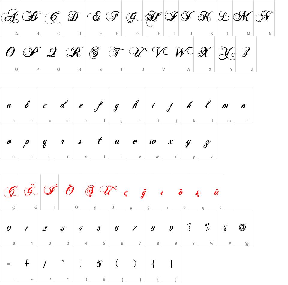 RADAGUND font