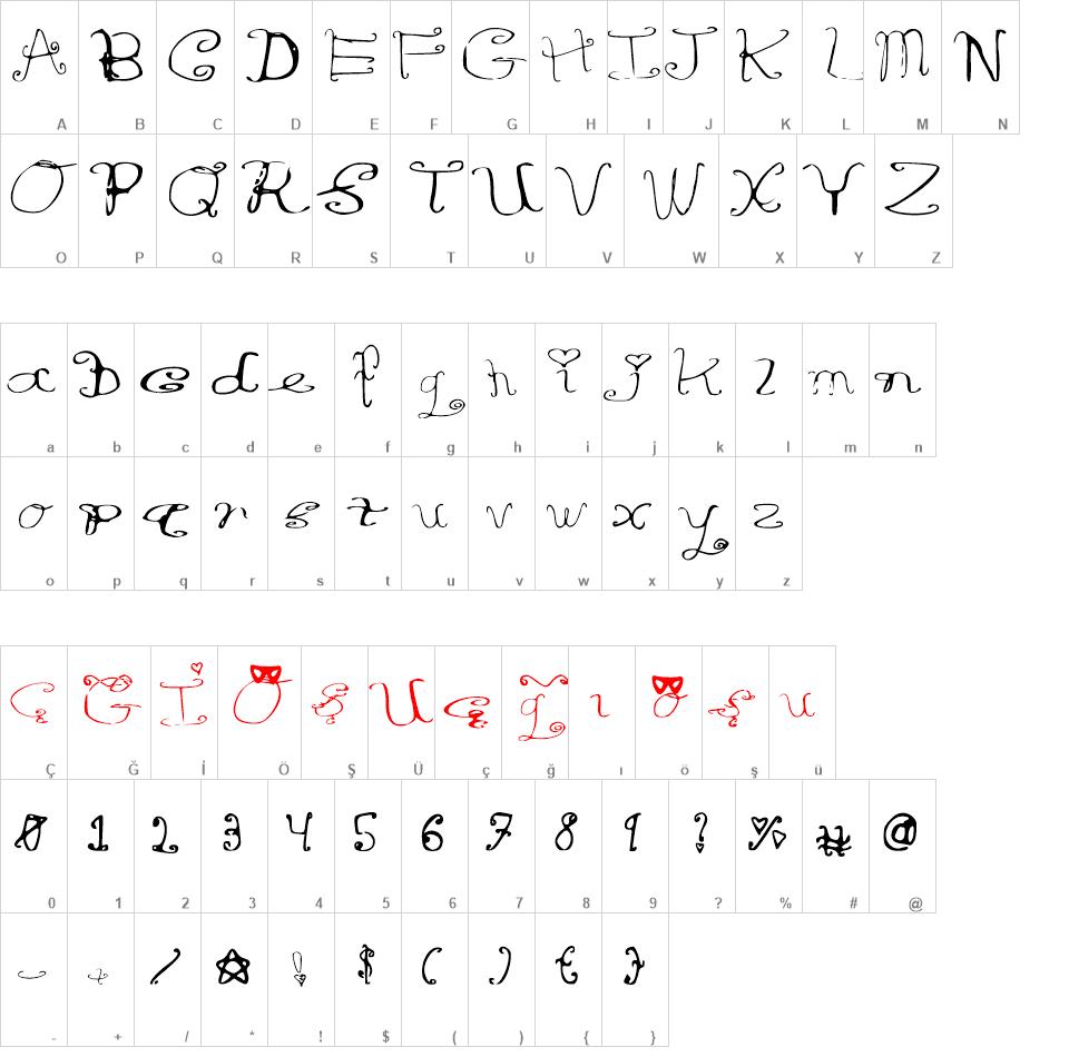 RiordonFancy font