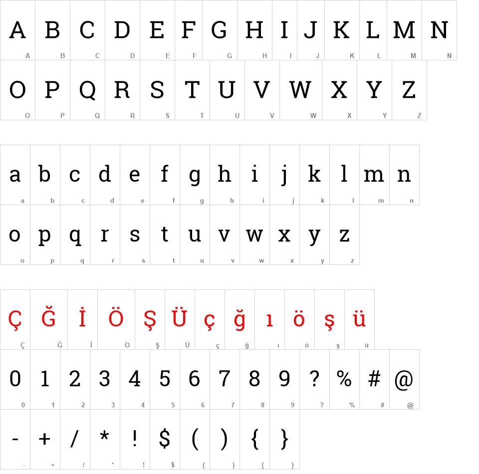 Roboto Slab font