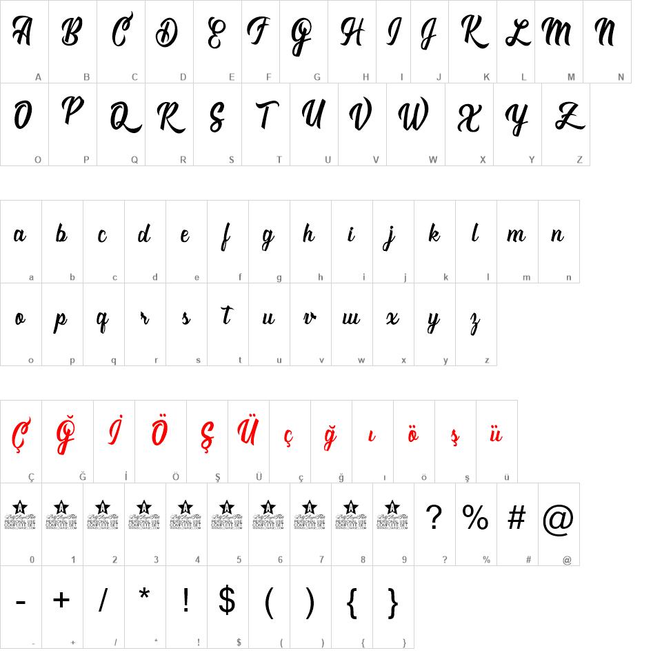 Romantica font