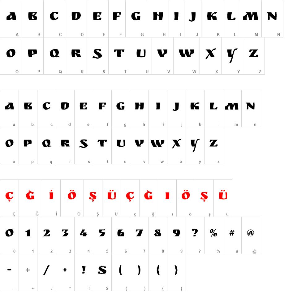 Ruslan Display font