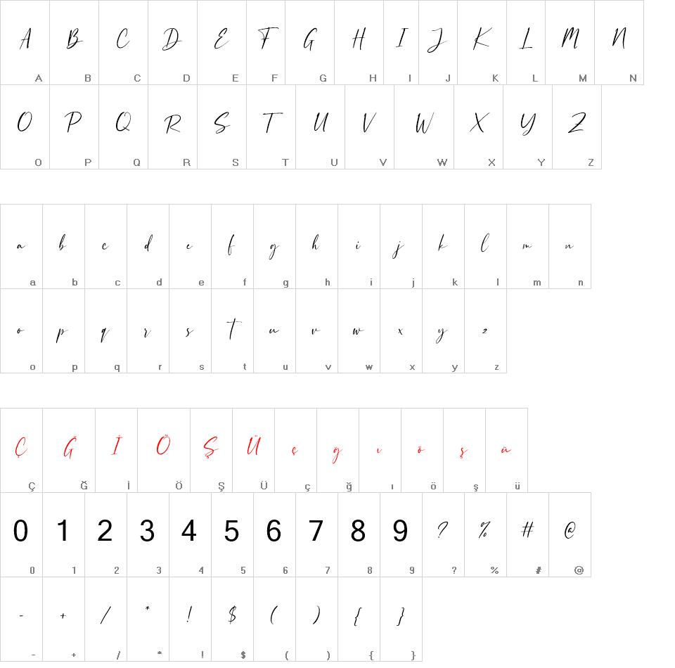 Rustgia font