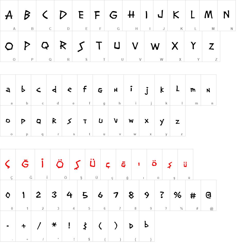 Screwball font