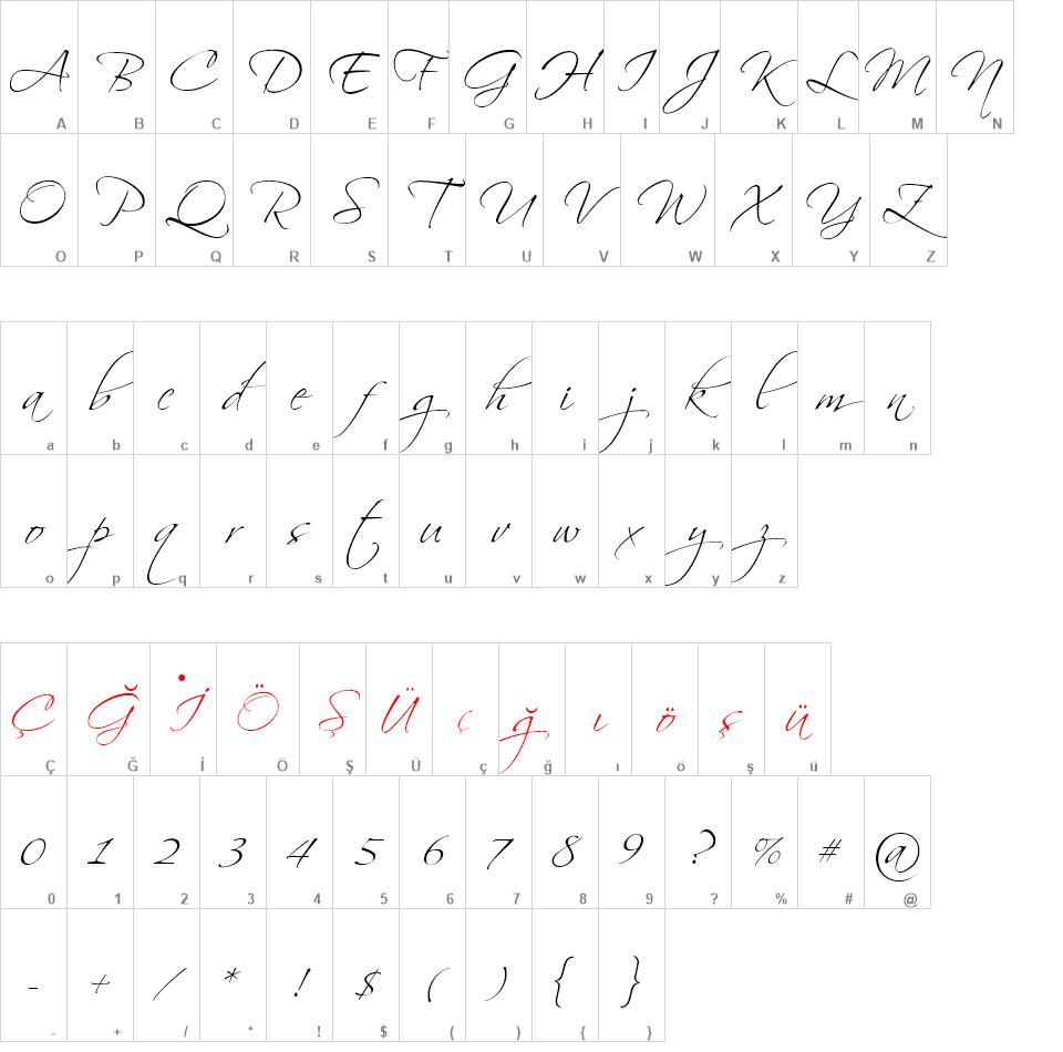 Scriptina font