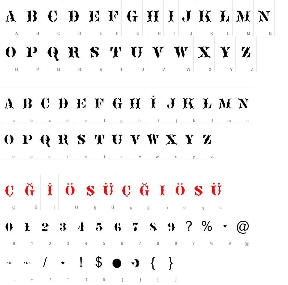 Sideshow font