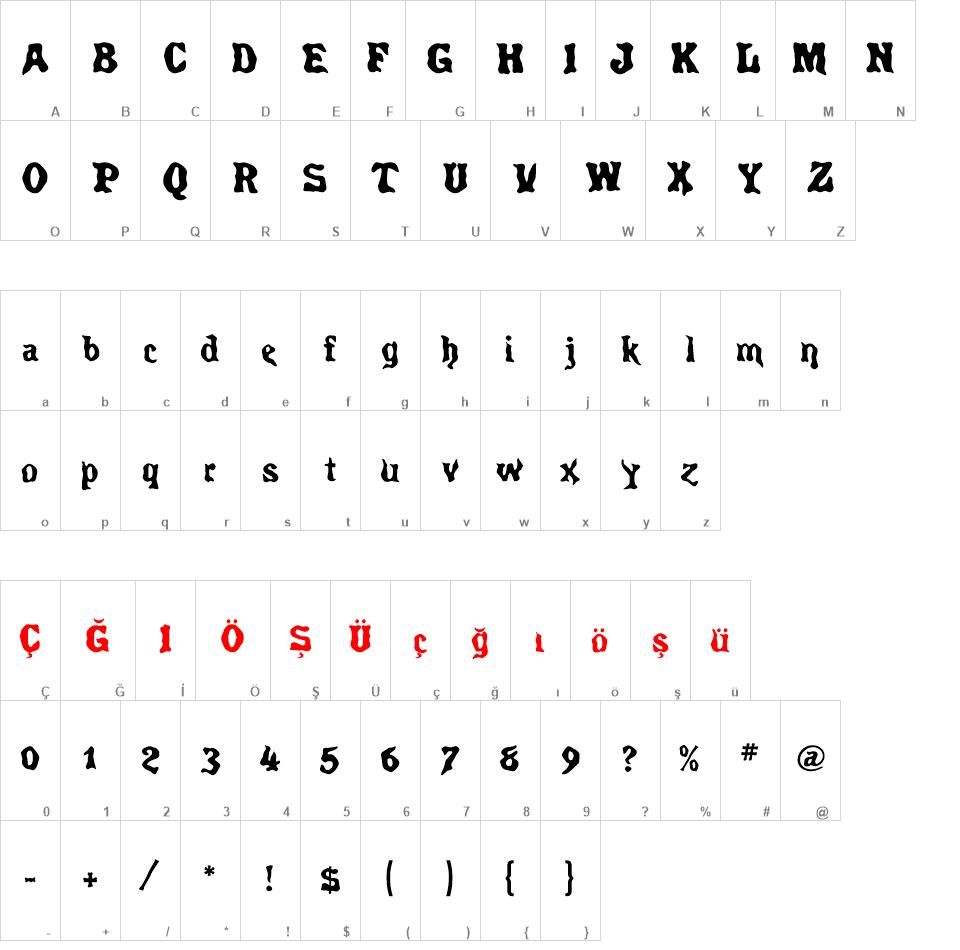 Spirits font