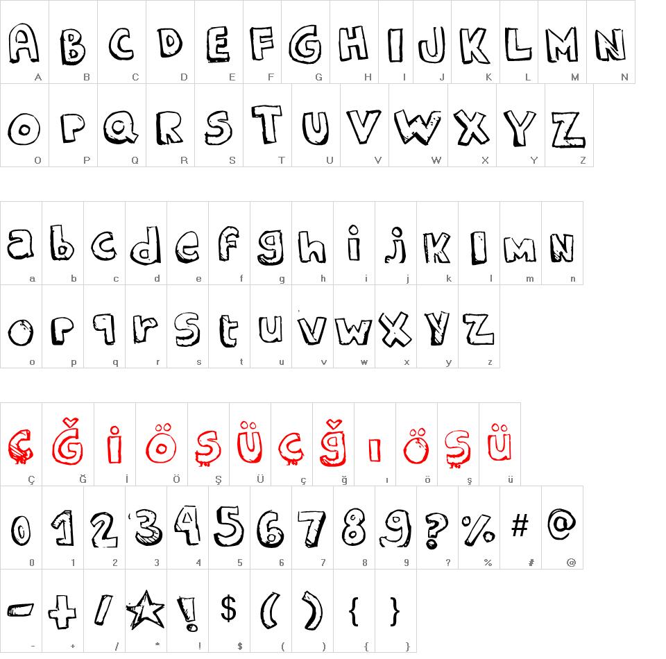 STARGUIDES font