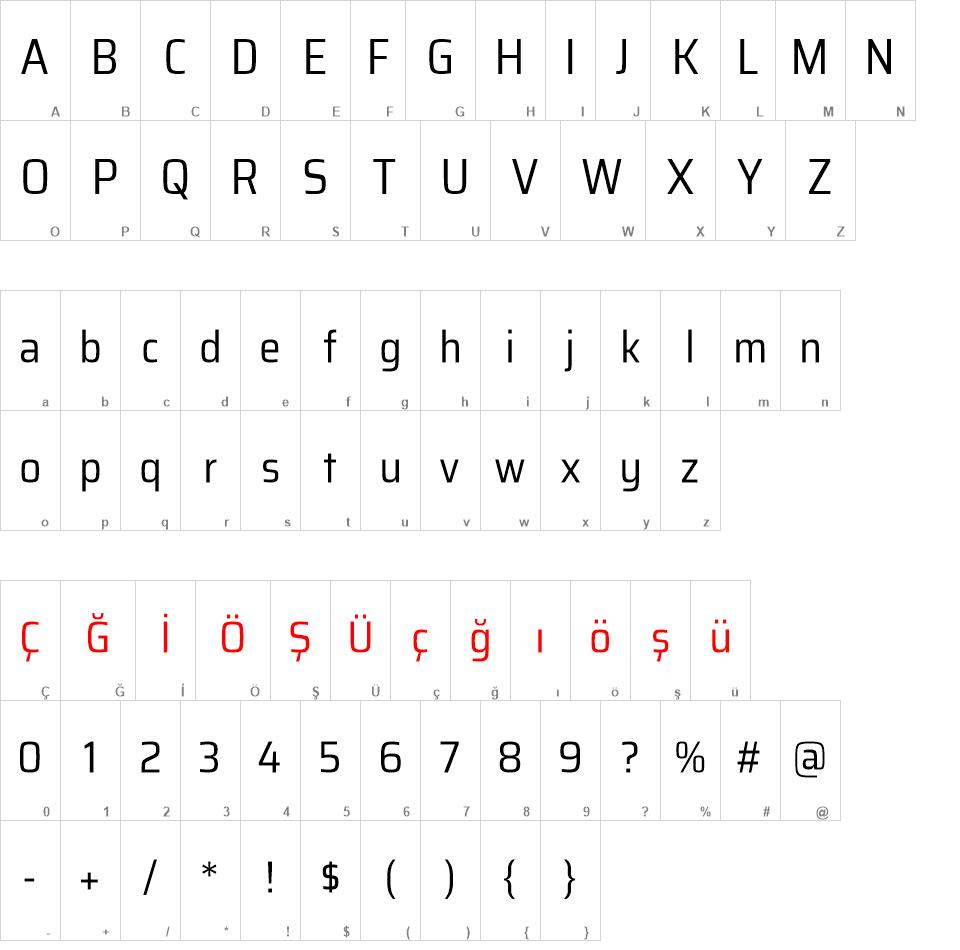 Saira SemiCondensed font