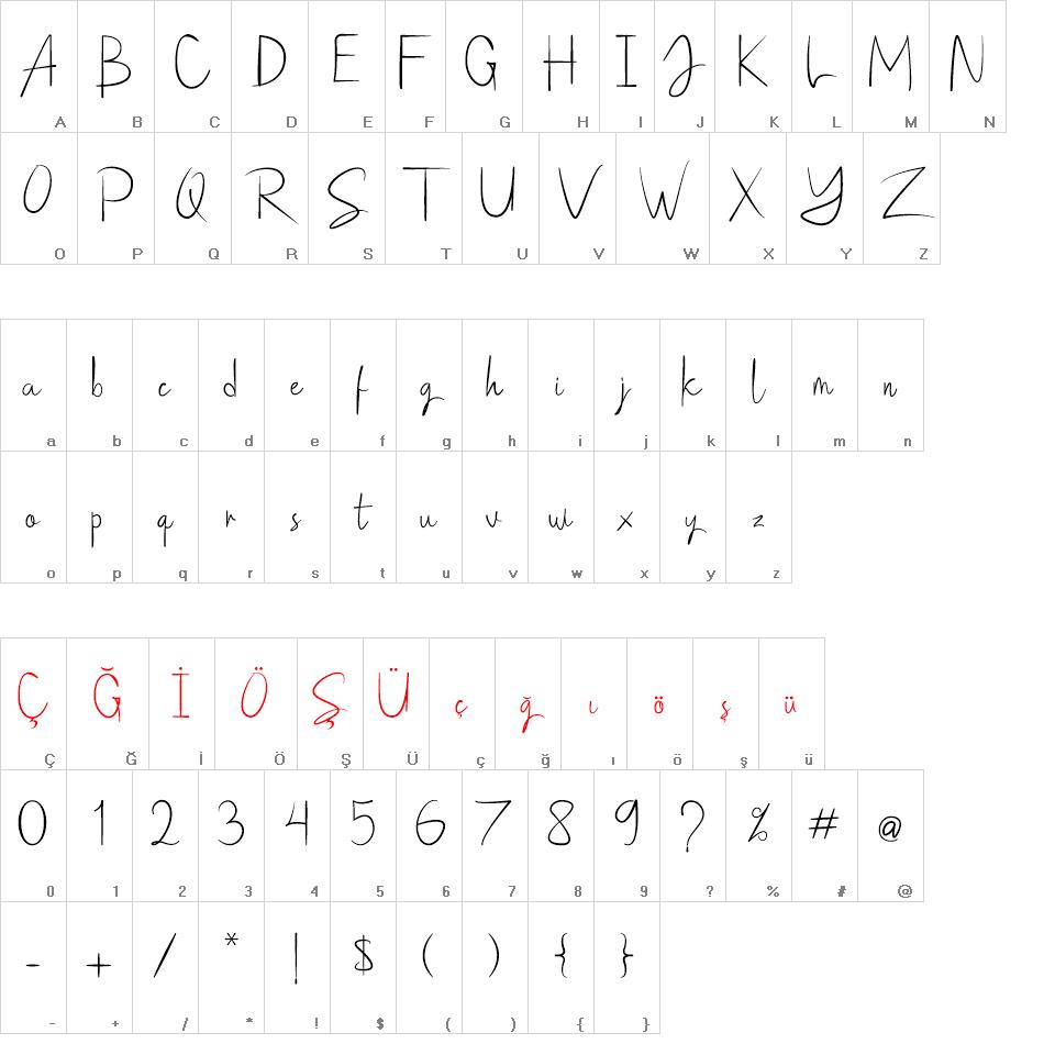 Saithik Handwritten font