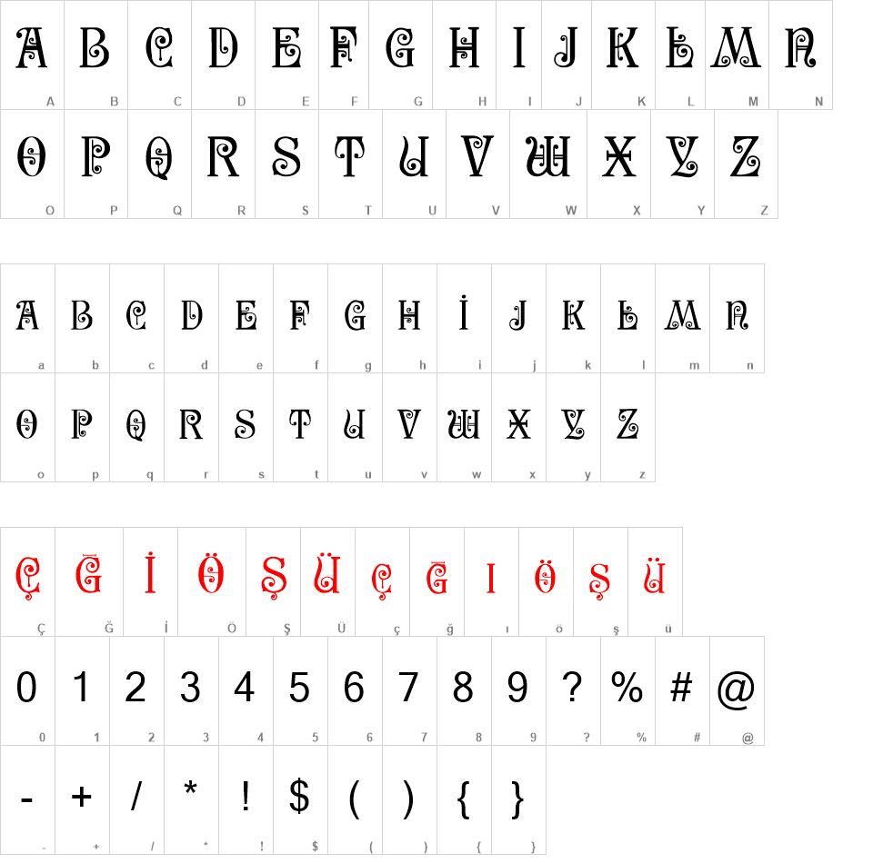 SecesjaPL font