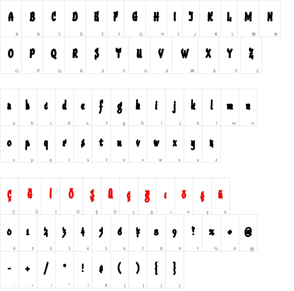 SudegnakNo3 a font