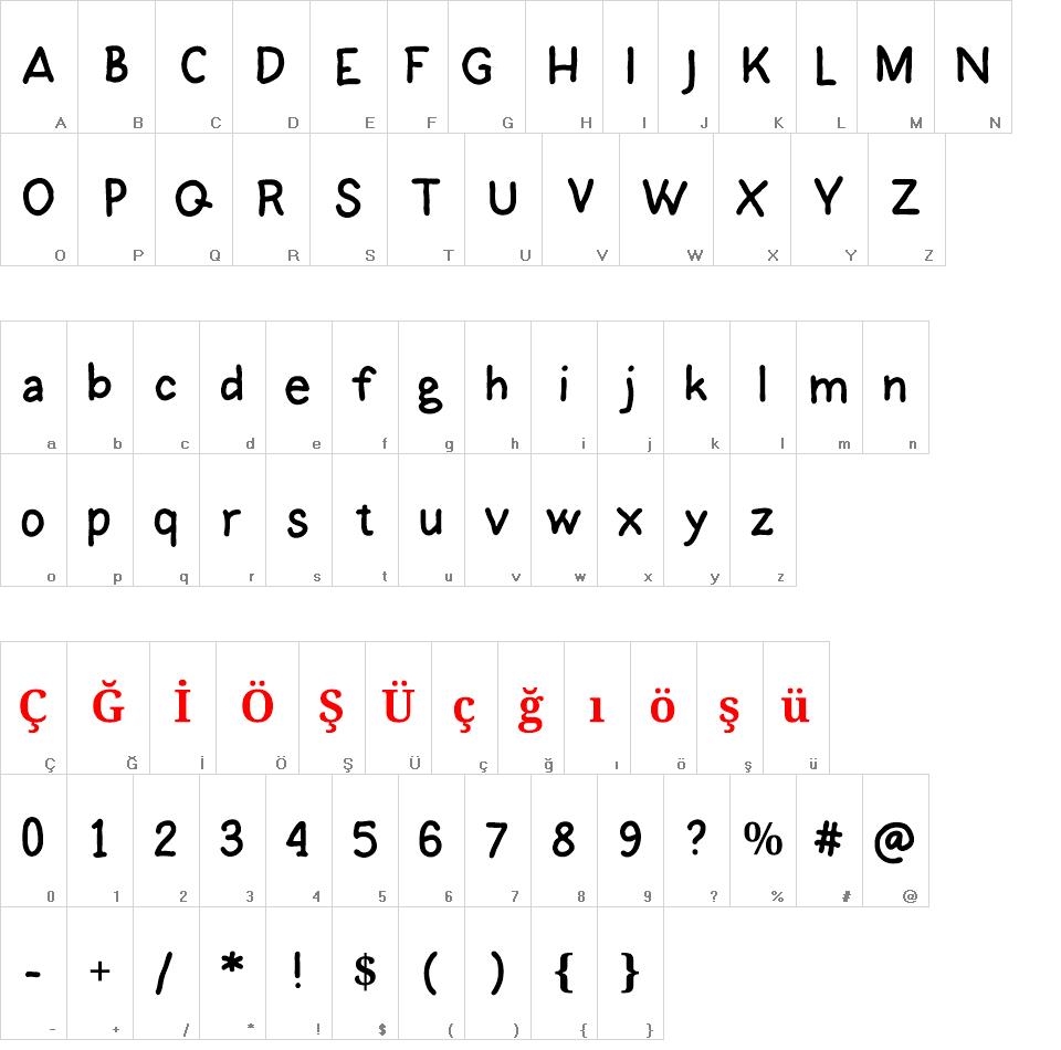 Super Kid font