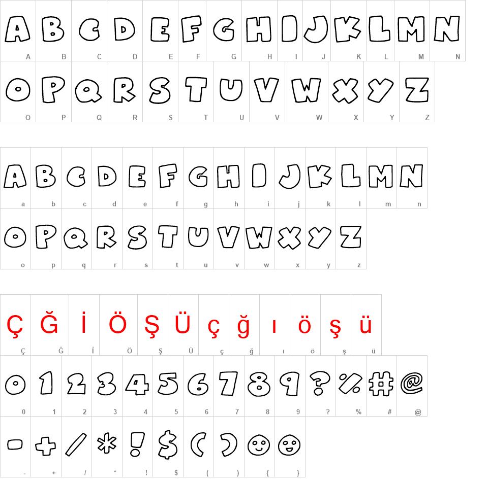 Superchunky font