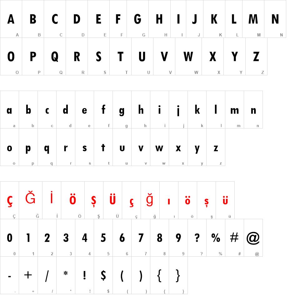 Tw Cen MT Condensed font