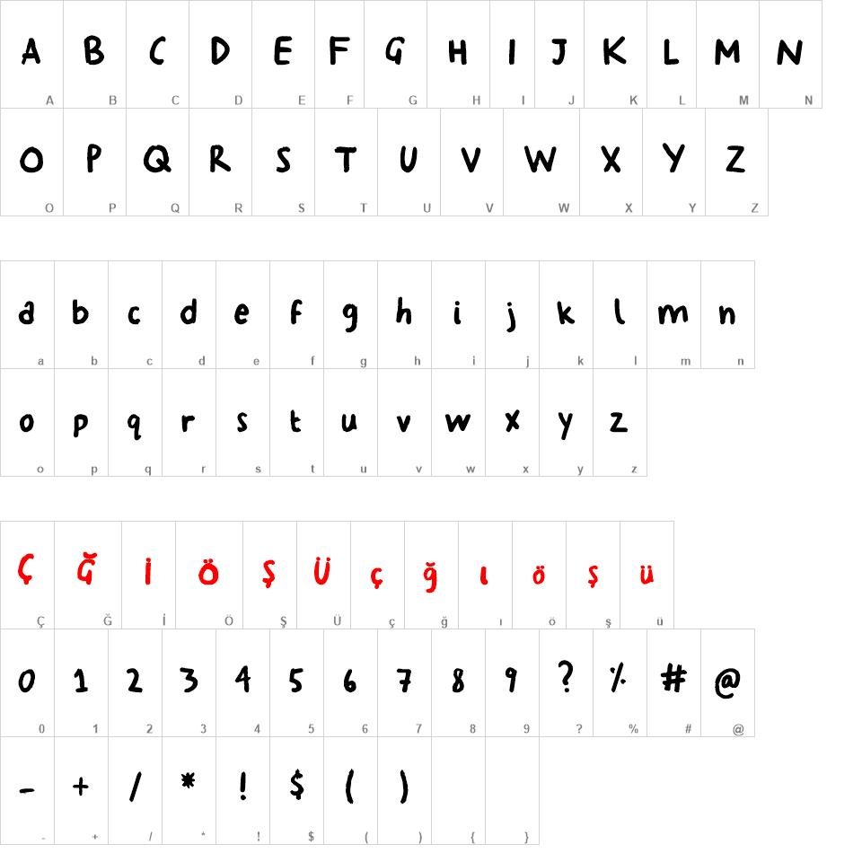 TH font font