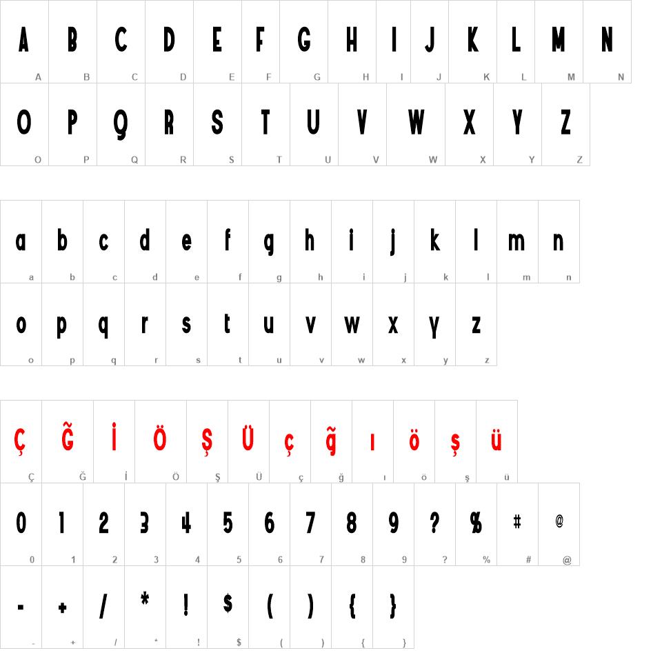 TR Angostura Black font