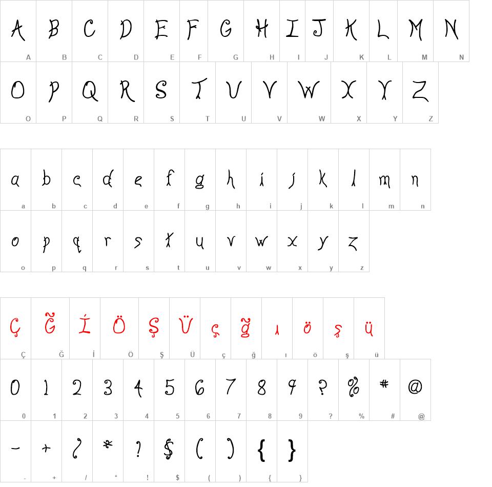 TR Anyway font