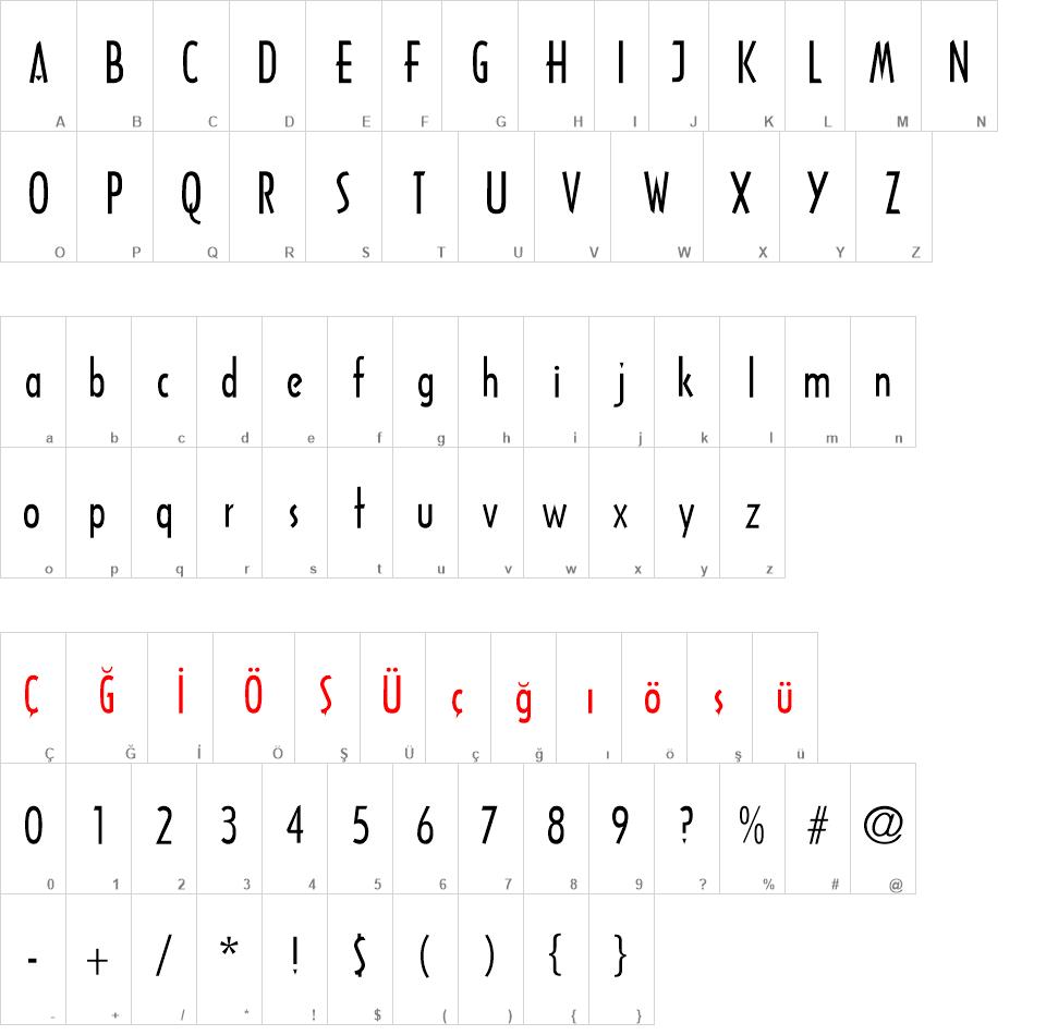 TR Architecture font