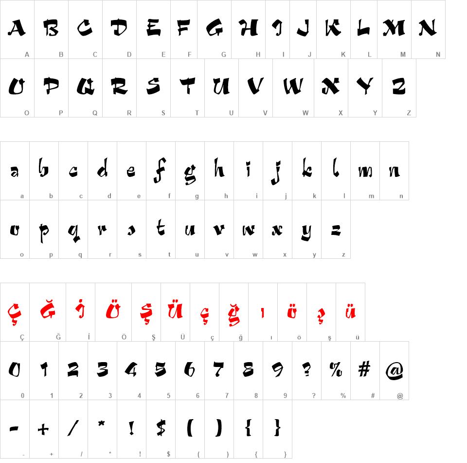 TR Arriba font
