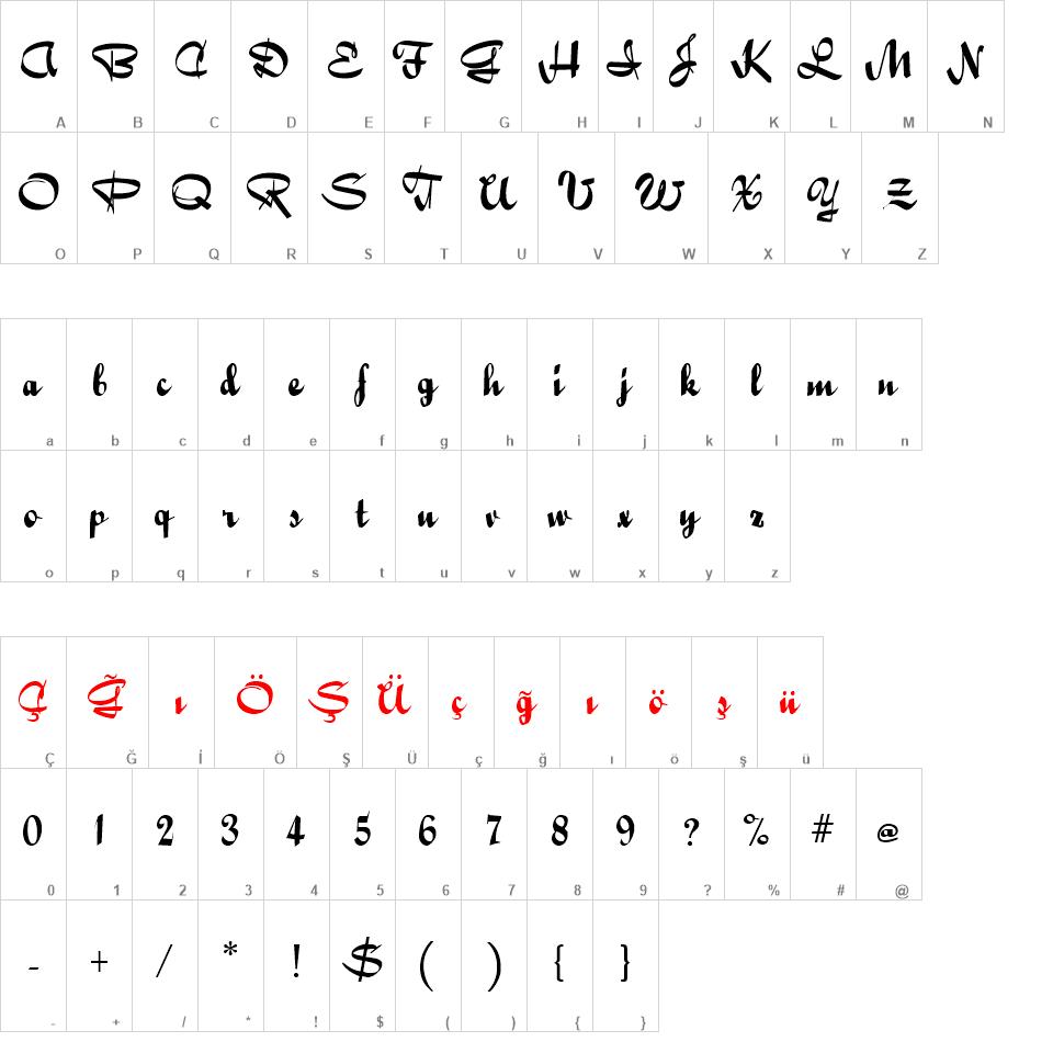 TR Bailey font