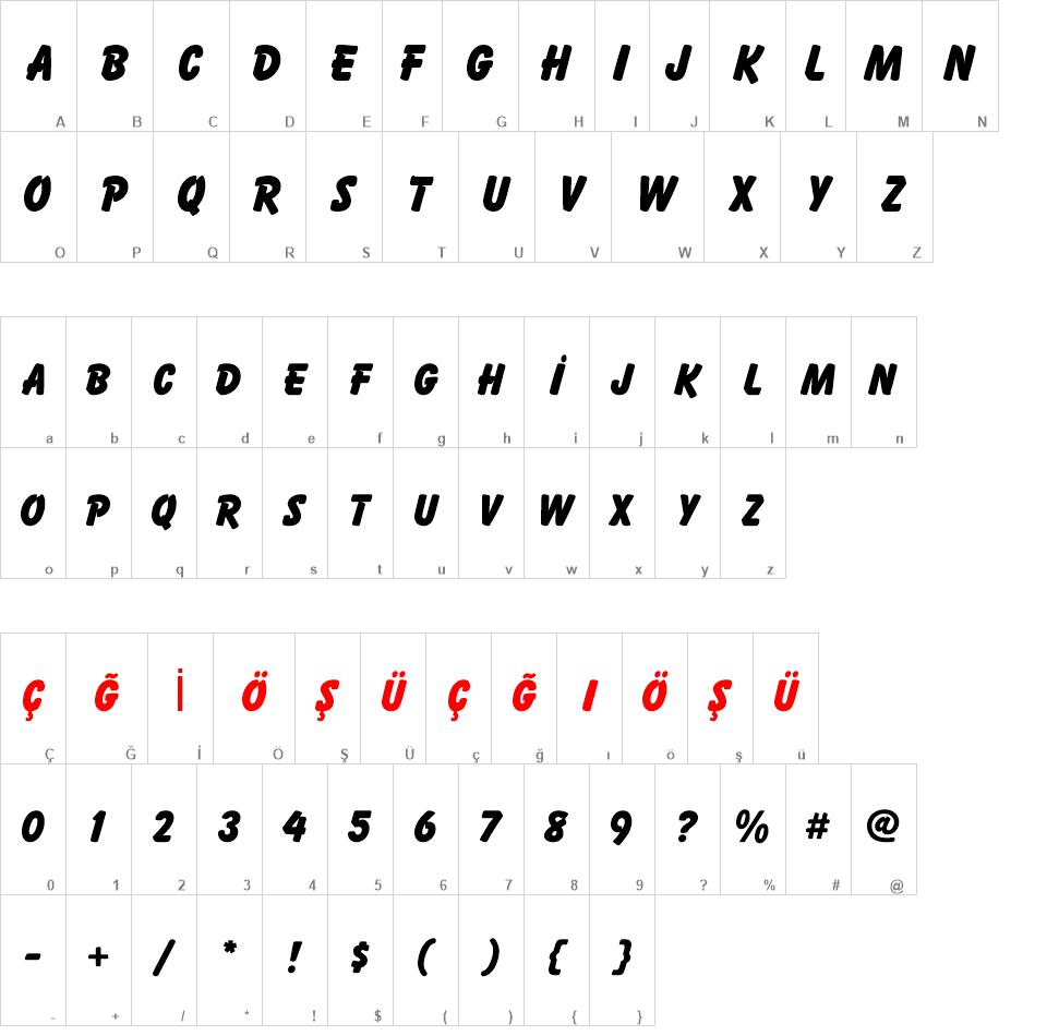 TR Balloon font