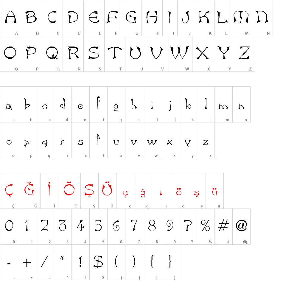 TR Bard font