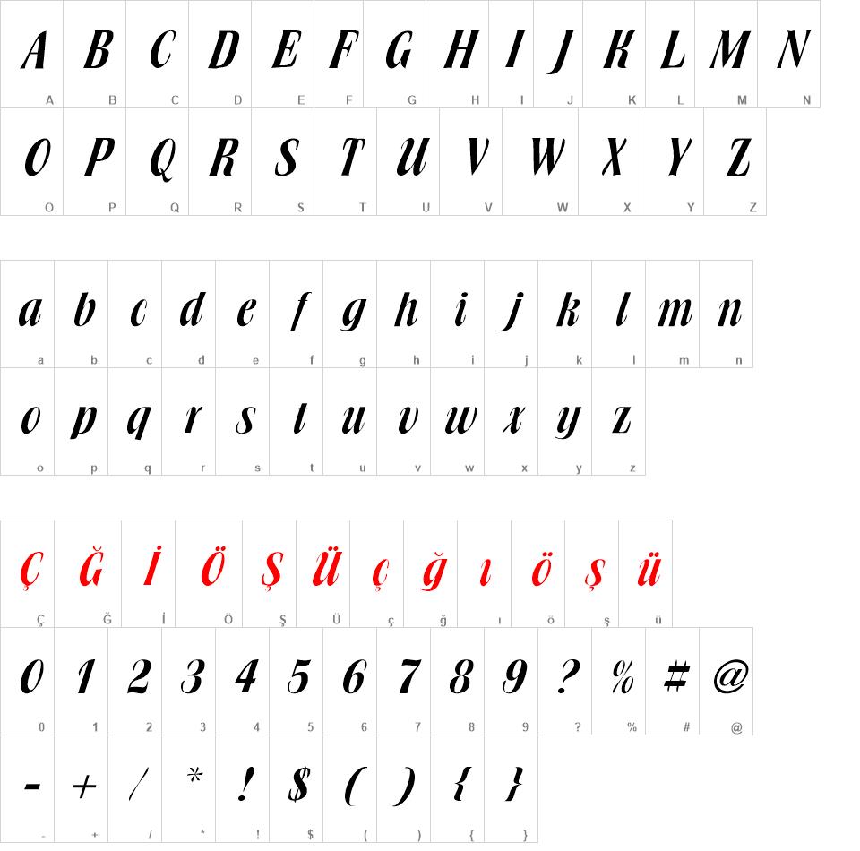 TR Brochure font